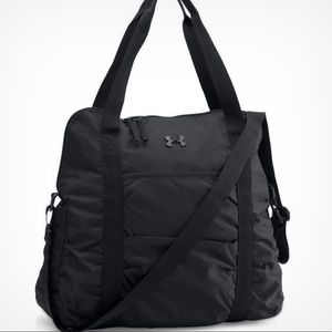 Black under armor duffel bag